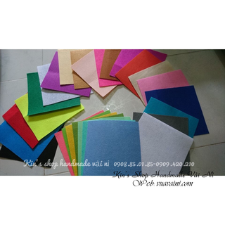 Vải nỉ cứng làm đồ handmade siêu xinh