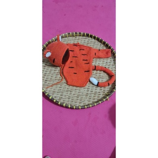 Yếm cọp len size newborn