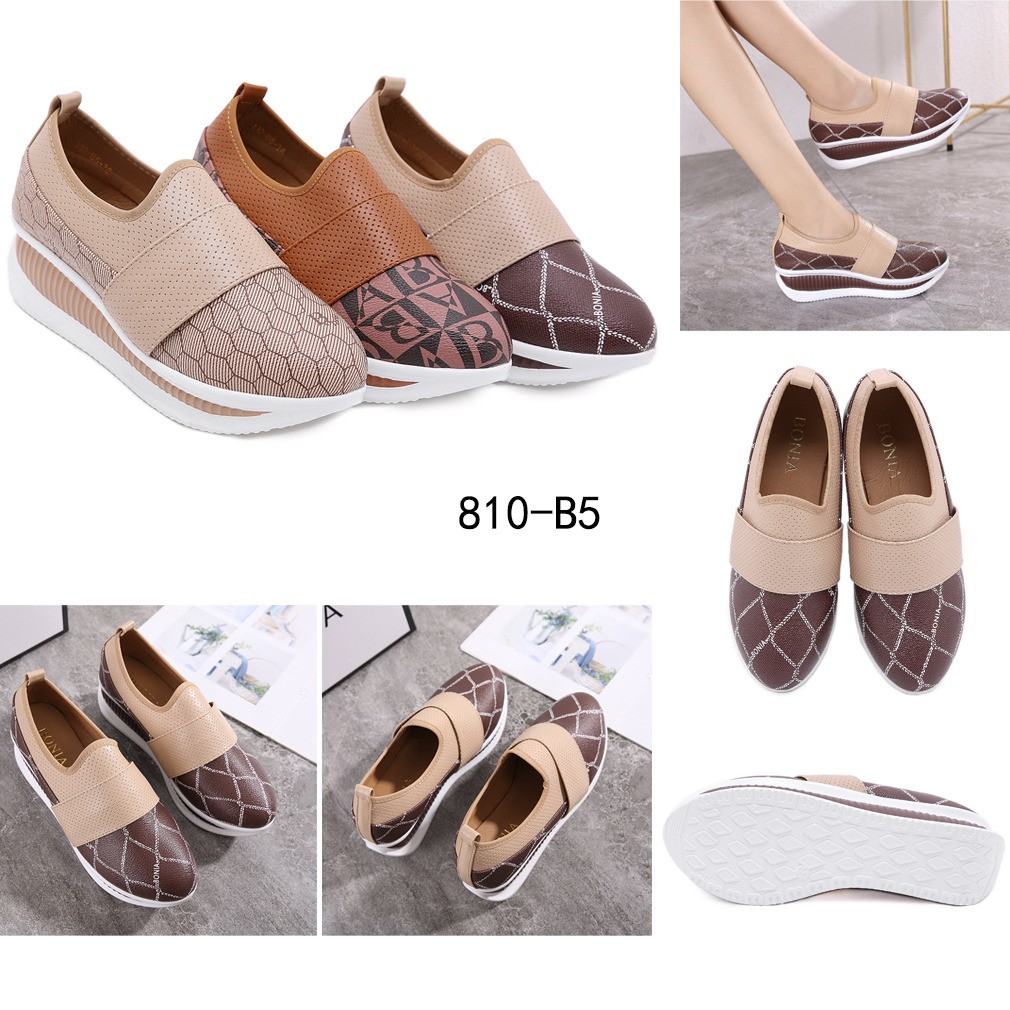 Giày Lười Nữ Bonia 810-b5 55 Kiểu Dáng Đơn Giản Trẻ Trung