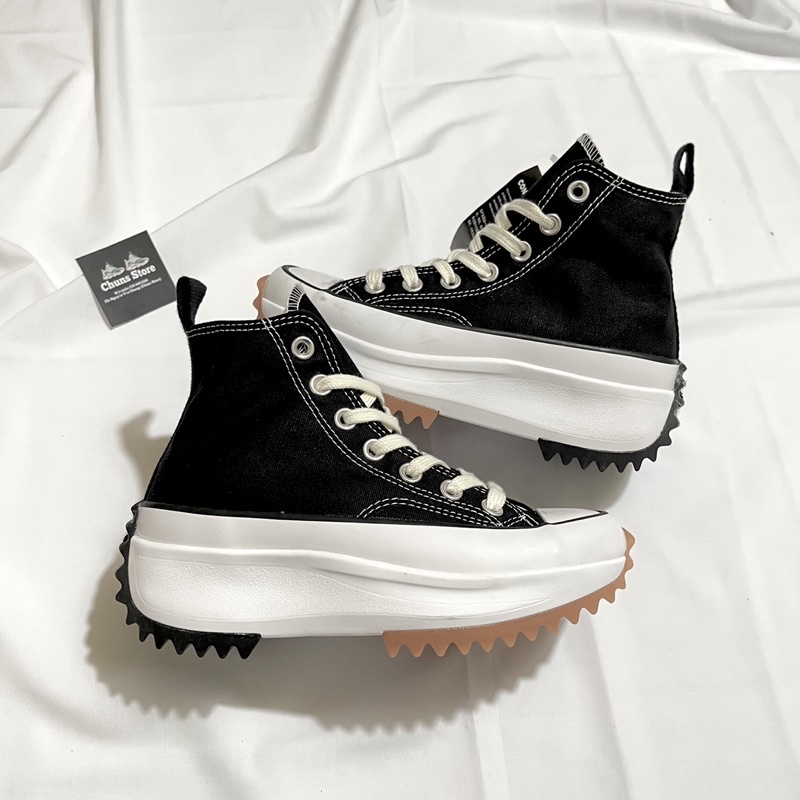 giày Converse Run Star đen cao cổ cao cấp