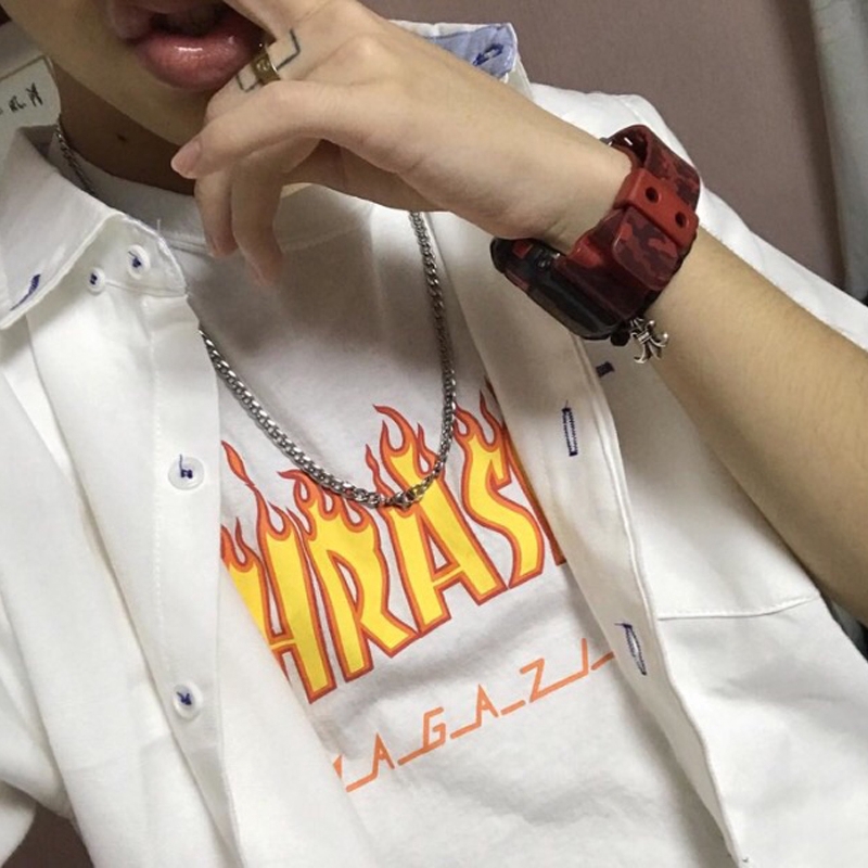 Dây Chuyền Thép Titan Phong Cách Hip Hop Cho Cặp Đôi