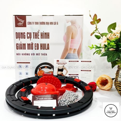 [ SALE SỐC] Vòng lắc eo HULA hoop chính hãng thương hiệu Cát Á- đánh tan mỡ bụng, trả lại vòng eo 56