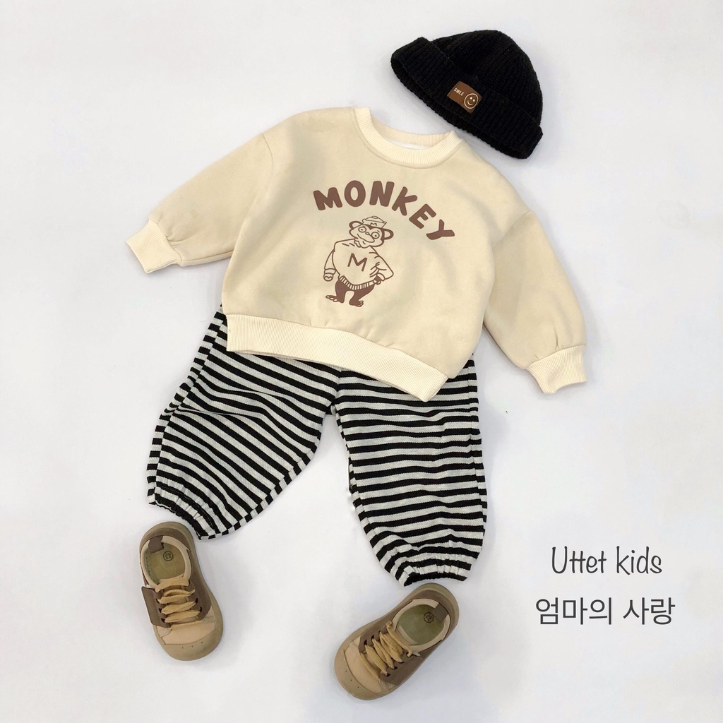 QUẦN JOGGER SỌC DÀNH CHO BÉ GÁI VÀ BÉ TRAI FORM CHUẨN LÊN FORM RẤT ĐẸP 6207