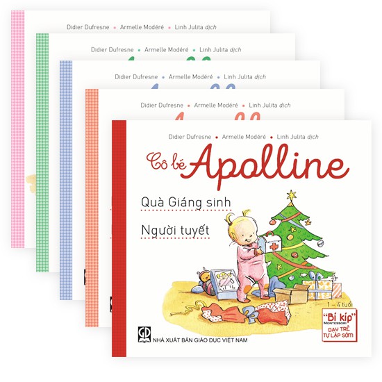 Bộ sách “Bí kíp” Montessori dạy trẻ tự lập sớm - Cô bé Apolline