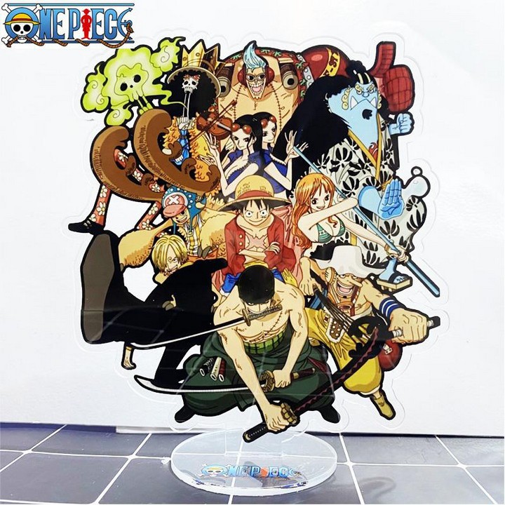 Standee One piece ver Wano quốc Luffy Law Zoro Sanji Law Mô hình trưng bày