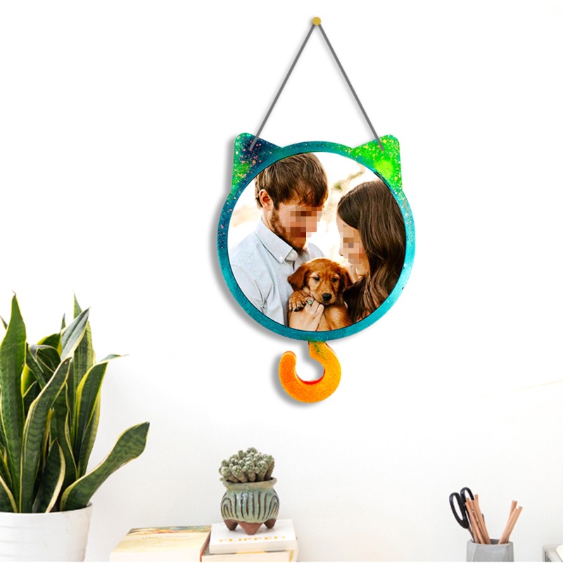 Khuôn Silicone Làm Khung Ảnh Hình Mèo / Hươu Độc Đáo