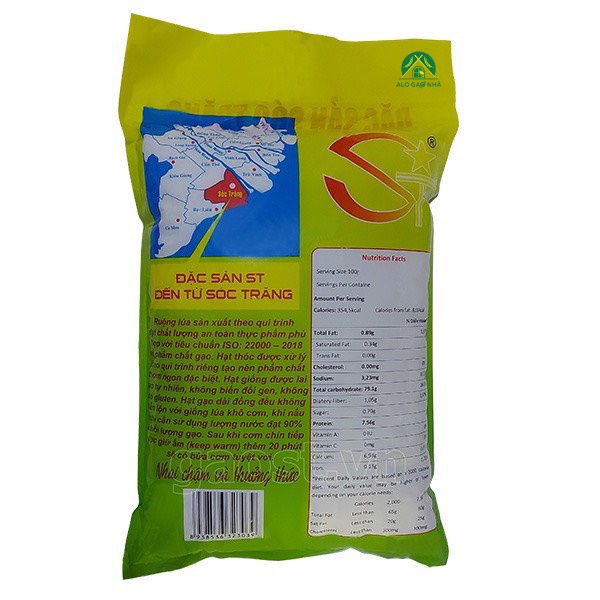 Gạo St25 (5kg) Chính Hãng | Lài Sữa - Lứt Huyết Rồng - Lứt Đen Tím Than - Vẫn Chuyển Rẻ - Giao Hàng Nhanh