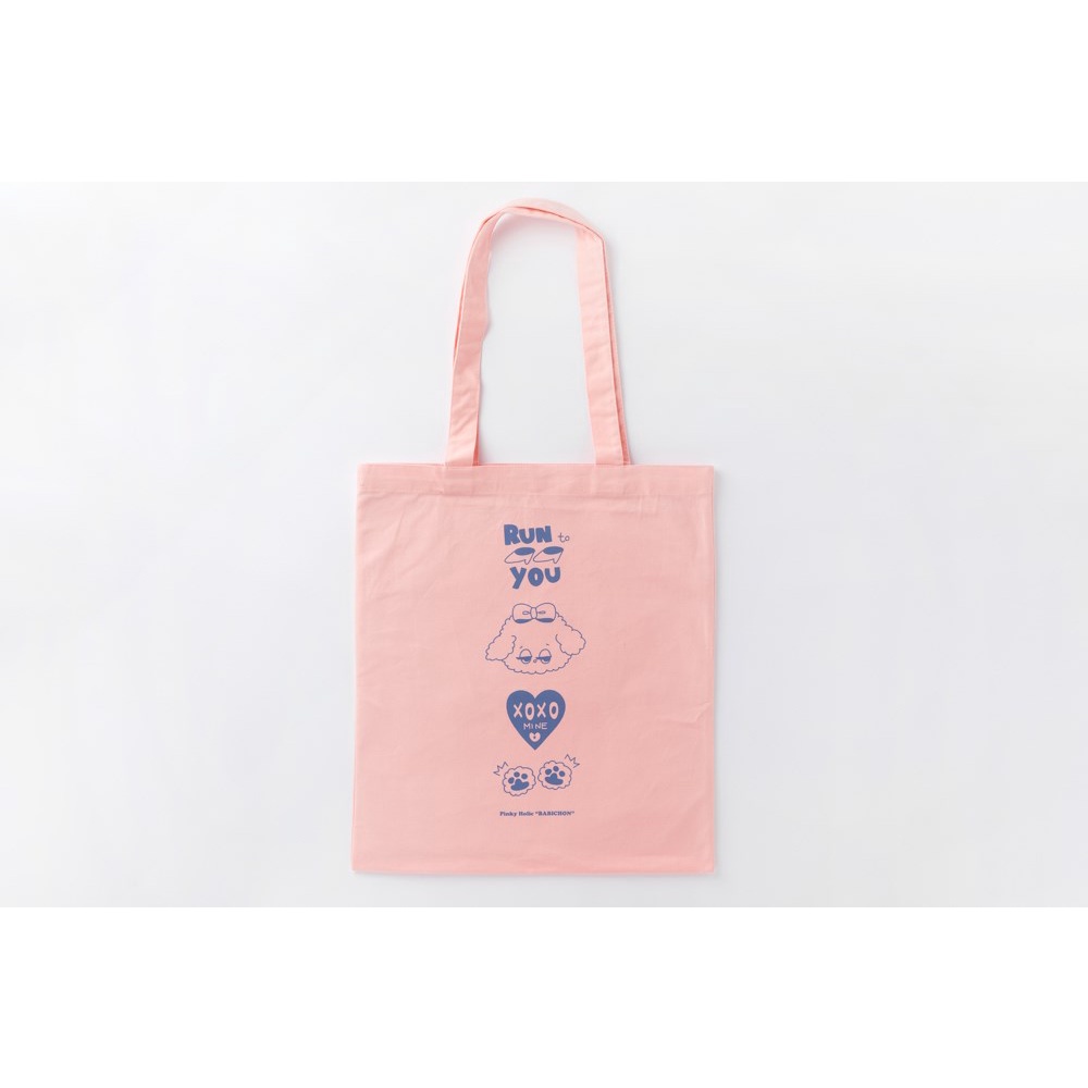 Túi Tote ARTBOX Hàn Quốc Màu Hồng Nhạt Run To You