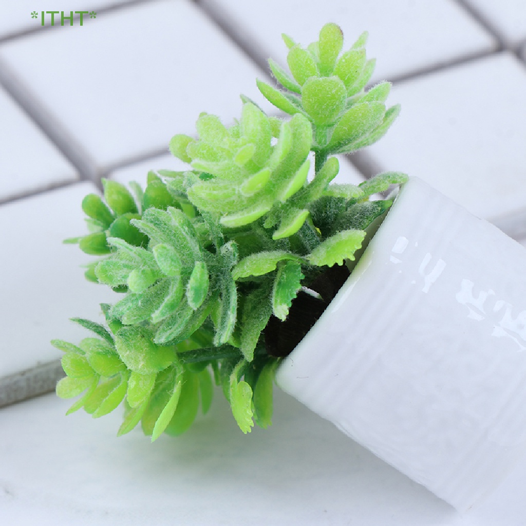 Mô Hình Bình Hoa Giả Bằng Gốm Dùng Trang Trí Nhà Búp Bê Mới