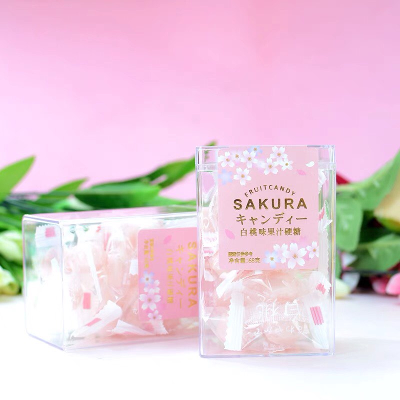 Kẹo Trái Cây Sakura Hương Đào - Hộp 68g