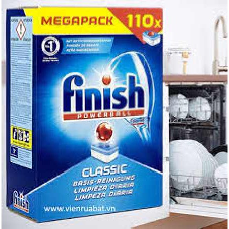 Viên rửa bát Finish Classic 110 viên (hàng nhập Đức)