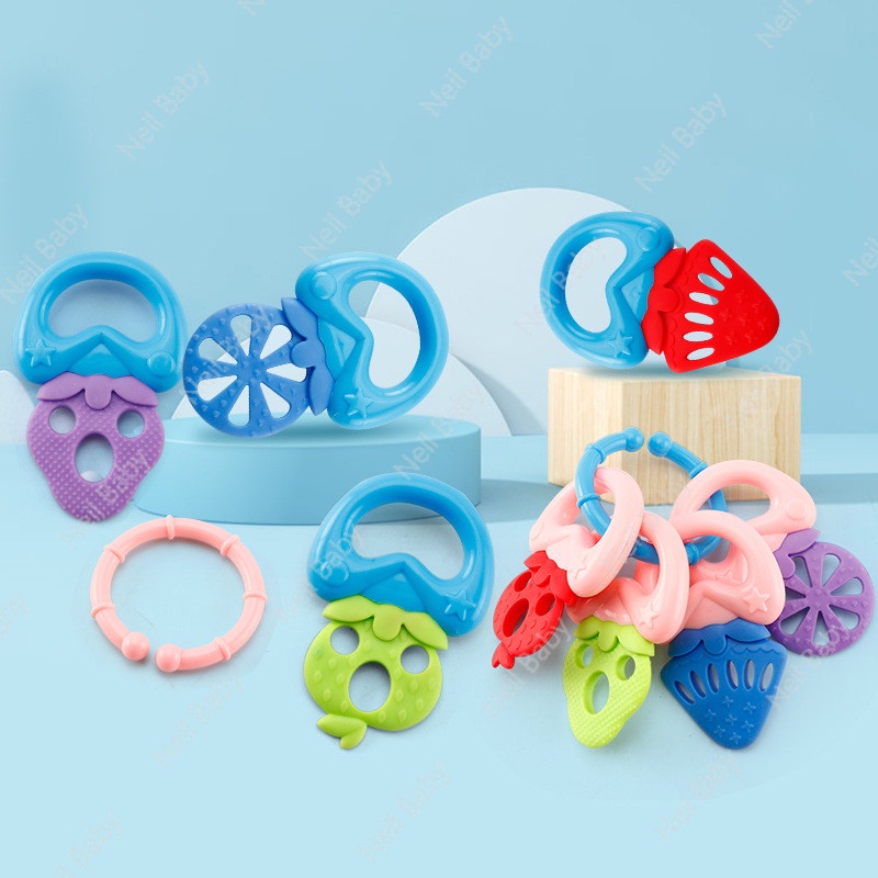 Bộ 5 Thanh silicone Ngậm Mọc Răng Cho Bé