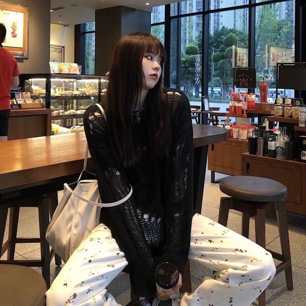 Áo Sweater Dáng Rộng Thiết Kế Mới Đơn Giản Thời Trang Theo Phong Cách Hàn Quốc