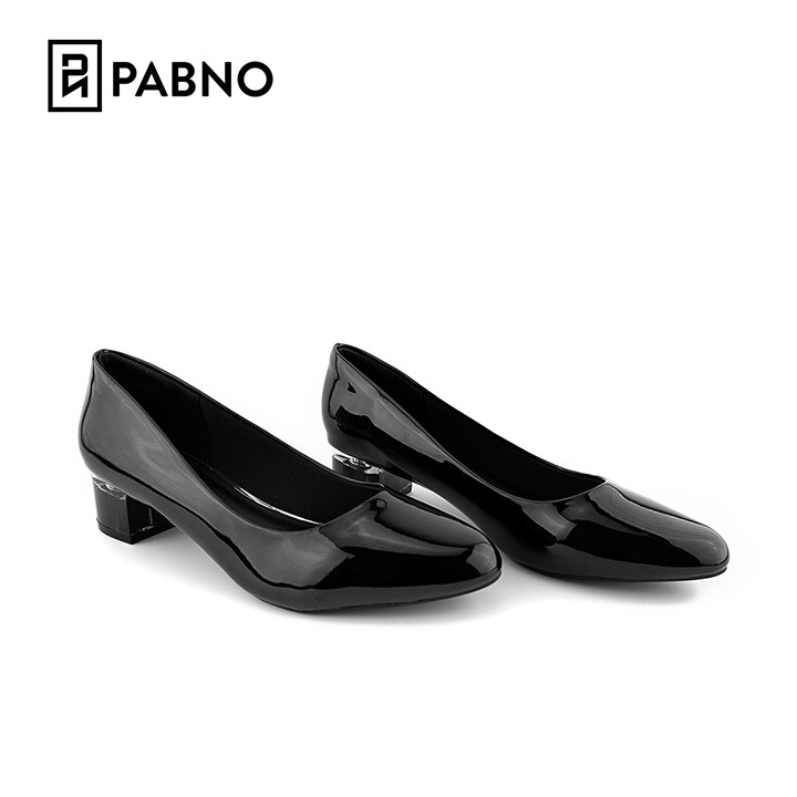 Giày cao gót 4p gót trụ phối mica thời trang sành điệu PABNO -BH 12 Tháng- PN460