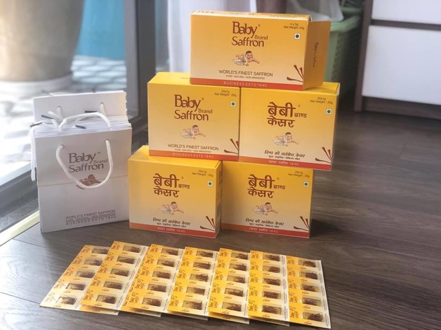HỘP 50MG NHUỴ HOA NGHỆ TÂY TỐT NHẤT ẤN ĐỘ BABY SAFFRON | BigBuy360 - bigbuy360.vn
