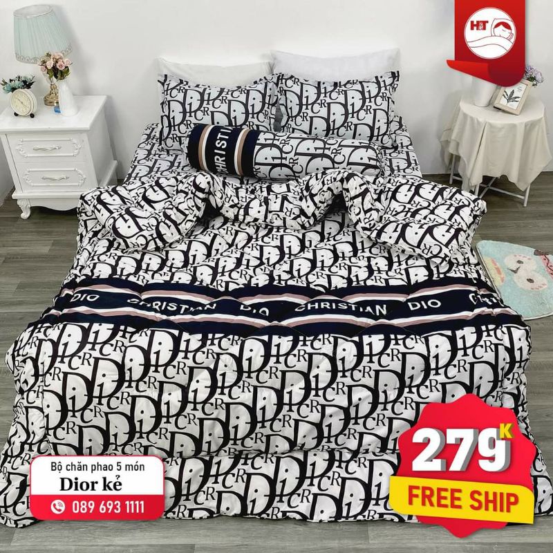 Sét chăn phao dầy dặn 5 món siêu xinh