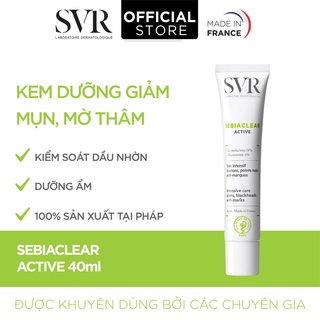 Kem làm giảm mụn và giúp loại bỏ dầu SVR SEBIACLEAR Active 40ml