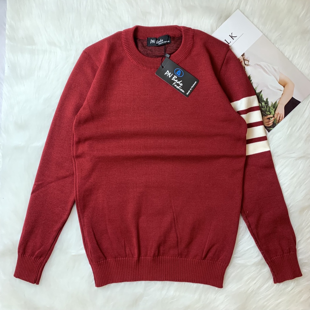 Áo len nam cổ tròn Hàn Quốc LENVIE len cotton thô form đẹp AL21