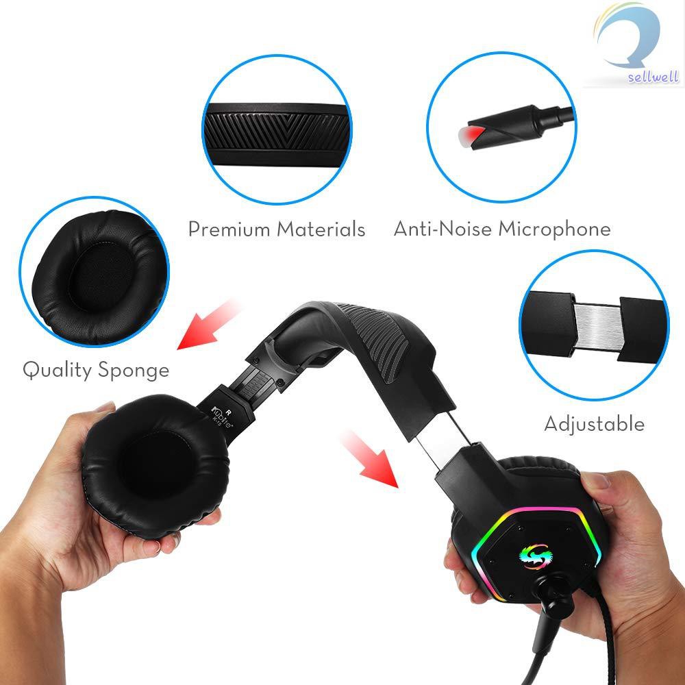 Tai Nghe Chơi Game Kubite K-15 Có Dây Chuẩn 3.5mm Và Usb Plug