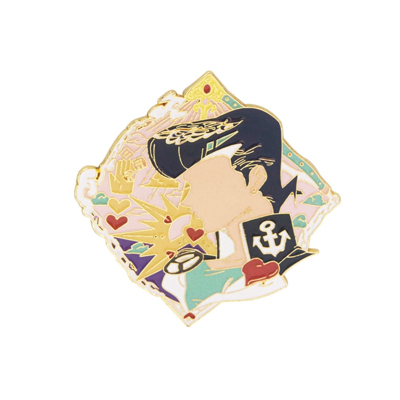 Huy Hiệu Cài Áo Bằng Kim Loại Hình Anime Jojo Bizarre Adventure Kujo Jotaro