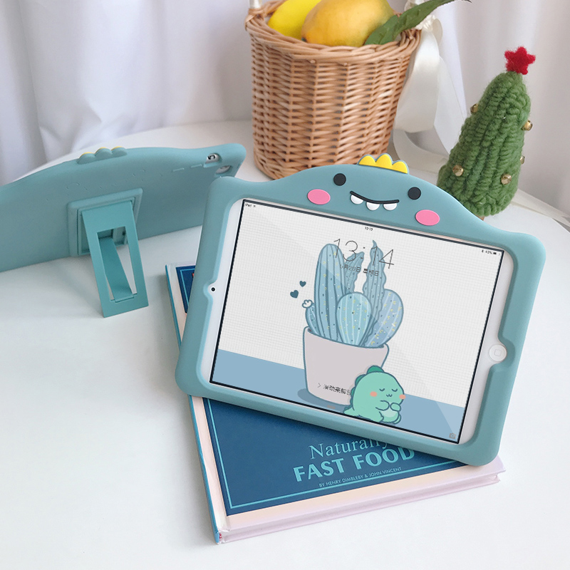 Cover For iPad 9.7 2018 2017 10.2 7th Pro 9.7 Air 1 2 3 Cartoon Barking Dinosaur Style Case Ipad mini 1 2 3 4 5 Silicon Soft Cover | BigBuy360 - bigbuy360.vn