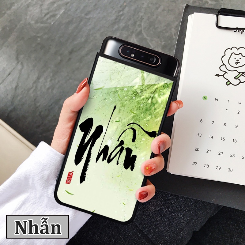 Ốp lưng điện thoại Samsung galaxy A80 - Chữ thư pháp