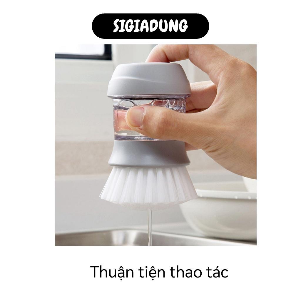 [SGD] Chà Xoong - Dụng Cụ Chà Rửa Nhà Bếp Có Bình Đựng Xà Phòng Và Có Giá Để Ráo 8881