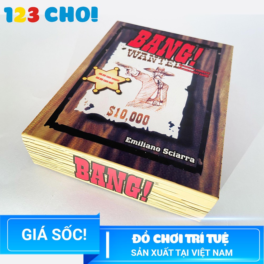 Đồ chơi Board Game Bang - Game thẻ bài nhập vai bắn súng [GIÁ RẺ - CẢ GIA ĐÌNH CÙNG CHƠI]