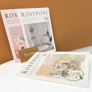 Cuốn sổ sticker dán Rosy Posy 20 tờ Vol 2