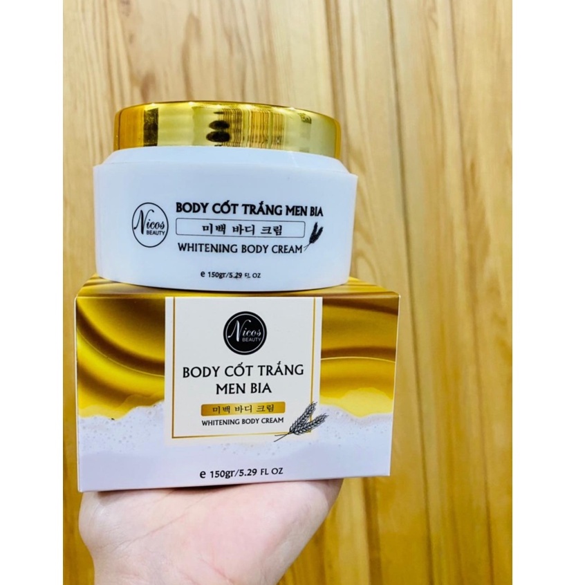 Kem body nicos men bia Nicos - kích trắng arbutin thái lan sẵn hàng
