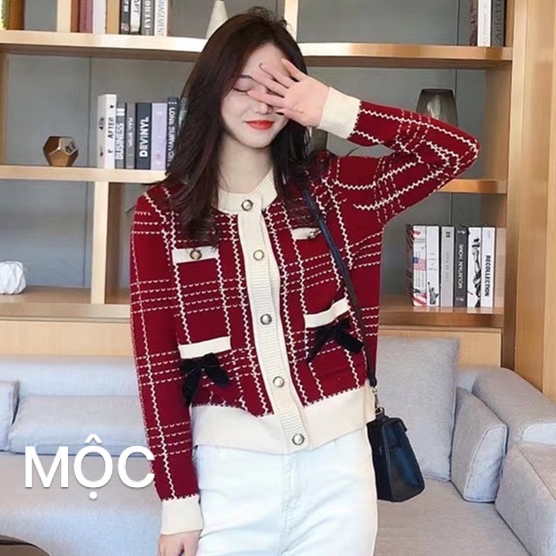 Áo len khoác cài khuy hàn quốc , mẫu áo len thời trang mới nhất