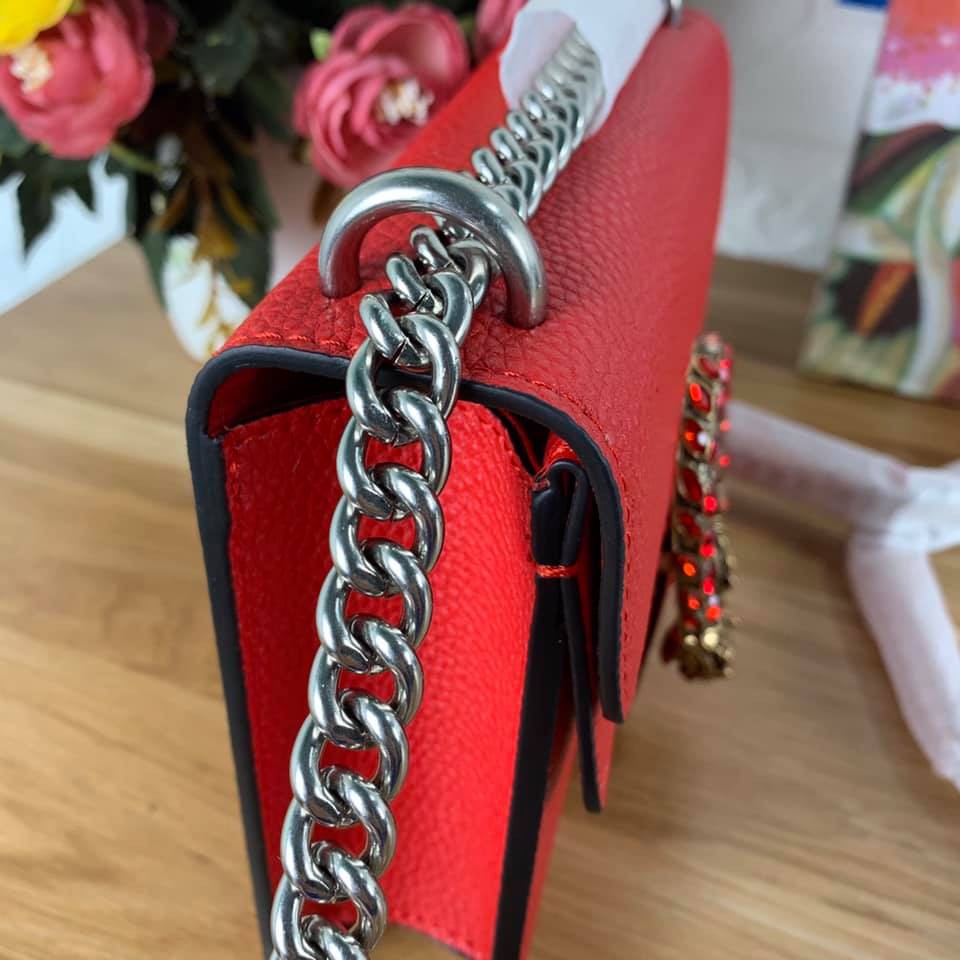Túi xách Gucci Dionysus đầu rồng màu đỏ size mini 20cm