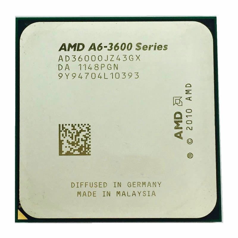 Ổ cắm AMD A6-Series A6-3600 A6 3600 2.1 GHz AD3600OJZ43GX FM1