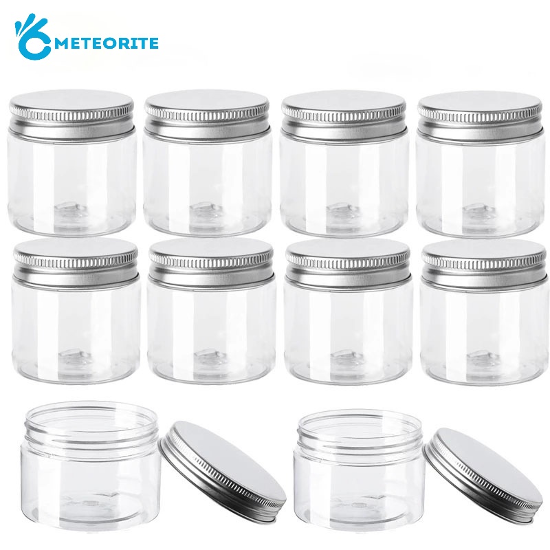 Hộp Đựng Kem Dưỡng Da Mặt Trong Suốt Nắp Nhôm Dung Tích 30/50/100/120ml