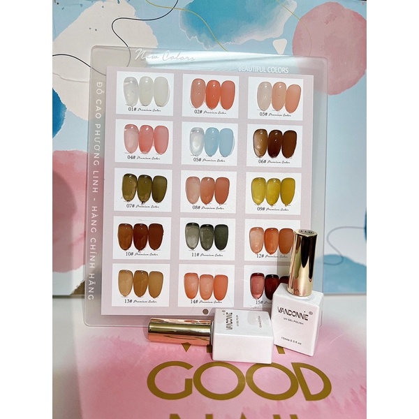 Sơn thạch 15 màu Vendeni ( Tặng Bảng Màu )