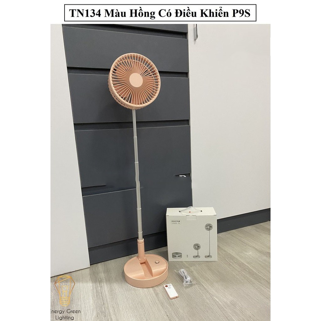Quạt tích điện để bàn TN134 loại 5 cánh loại Hịn nhất tặng điều khiển siêu nhỏ gọn dễ dang mang đi | BigBuy360 - bigbuy360.vn