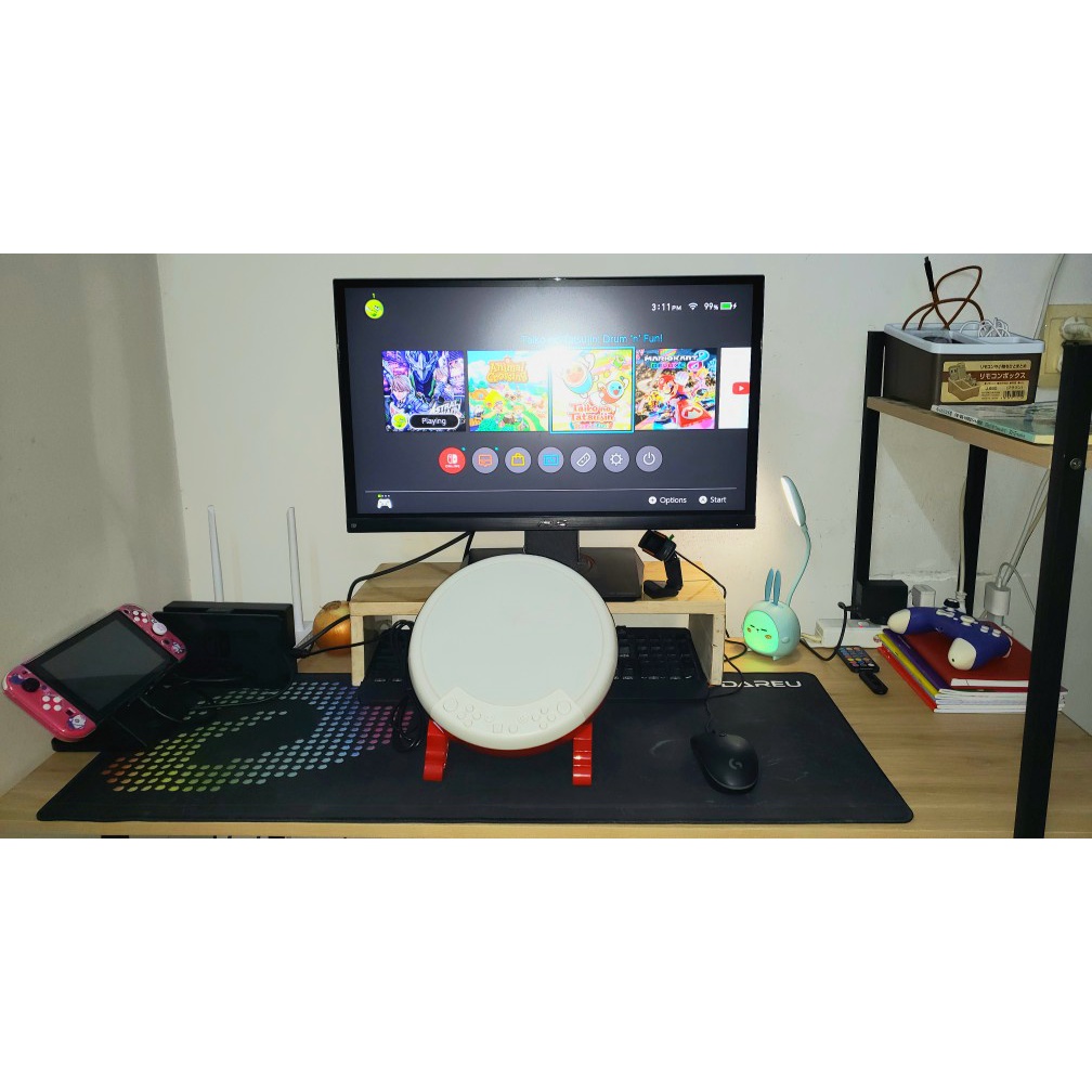 Kệ gỗ để màn hình máy tính,lap top cho bàn làm việc sịn xò Kích thước 20x50x10cm