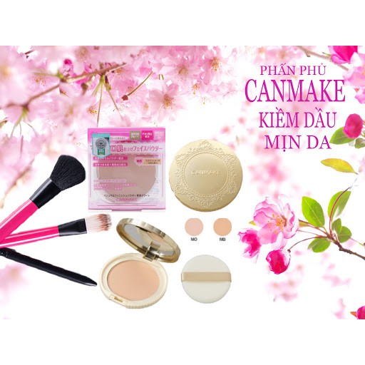 Phấn phủ Canmake Mashmallow Finishing Powder tone đẹp MP ML MB PP