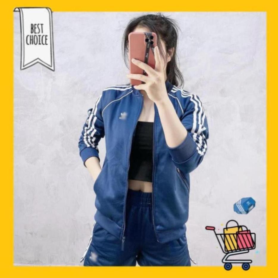 Áo Thể Thao Nam Nữ [Jacket] SST Track Blue [ĐỒ TẬP GYM]