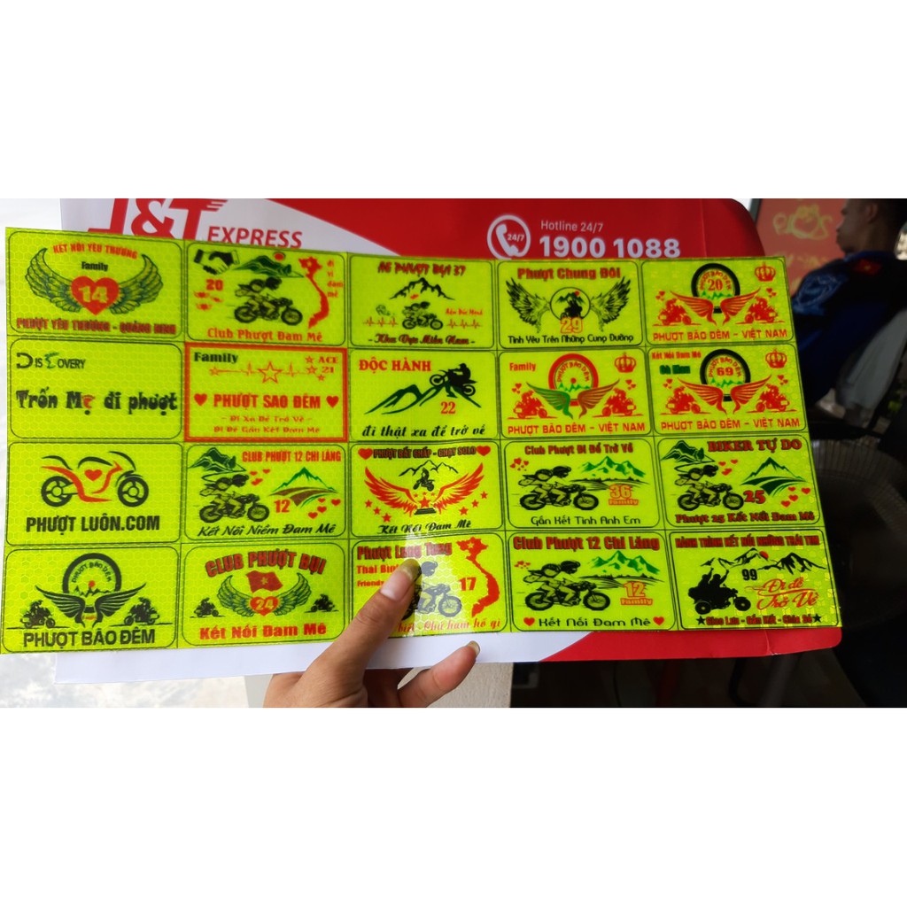 20 tem logo các nhóm phượt
