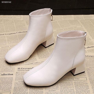 Giày Boot Cao Gót Cổ Thấp Thiết Kế Mới Thời Trang Mùa Thu Đông Dành Cho Nữ