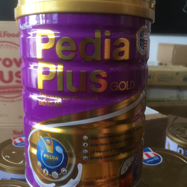 Sữa pedia plus gold lon 900g