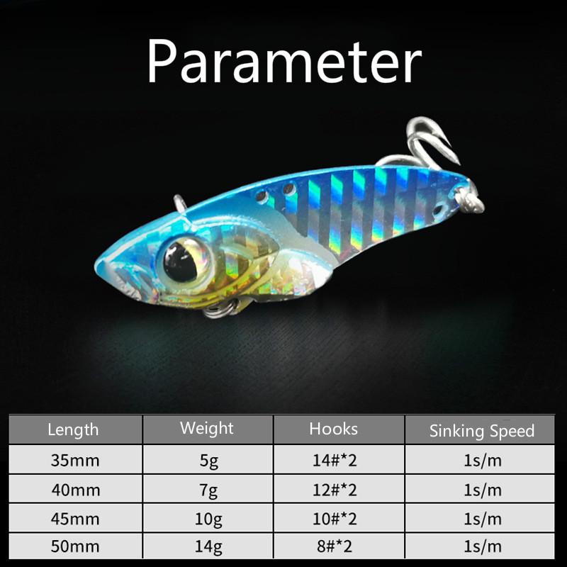 Mavllos Mồi câu cá giả Mavllos bằng kim loại cỡ 3.5-5.5cm nặn 5-14g tiện dụng