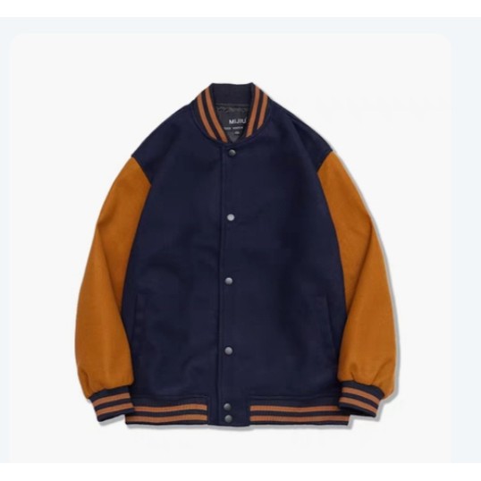 Áo Khoác Nỉ Tay Nâu Chữ CENT ❤ Áo Bomber Phối Đen Nâu Nam Nữ Trẻ Trung