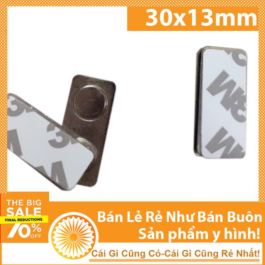 Thẻ Tên Nam Châm KT 30X13mm