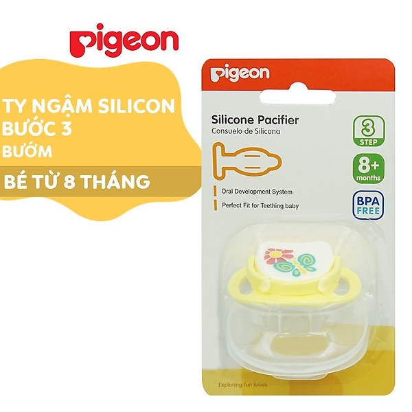 Ty ngậm silicone Pigeon bước 3  - Hươu cao cổ