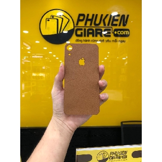 Miếng dán da iPhone XR  da bò 100%