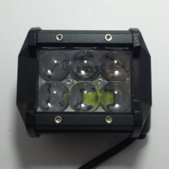 Đèn LED trợ sáng xe máy c6 gương cầu