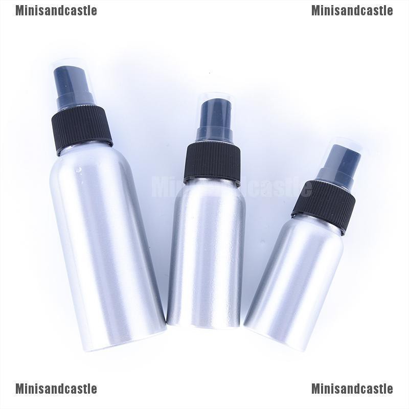 (hàng Mới Về) Bình Xịt Nước Làm Tóc Bằng Nhôm 1x30 / 50 / 100ml