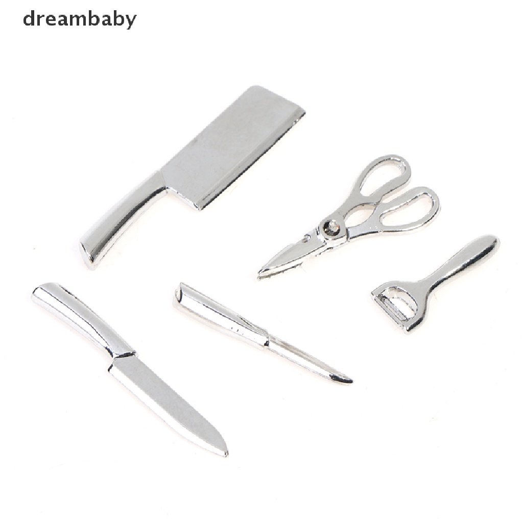 Set mô hình dụng cụ nhà bếp mini tỉ lệ 1 / 12 trang trí nhà búp bê